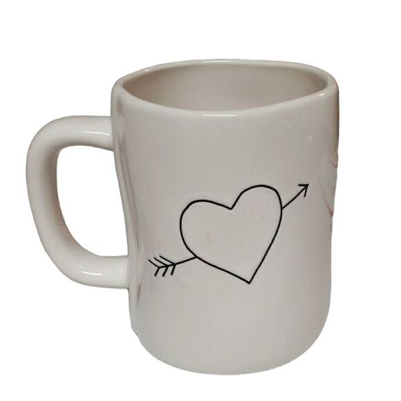 Rae Dunn I'M  YOURS Mug Heart on Back - Picture 3 of 4